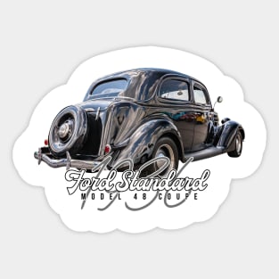 1936 Ford Standard Model 48 Coupe Sticker